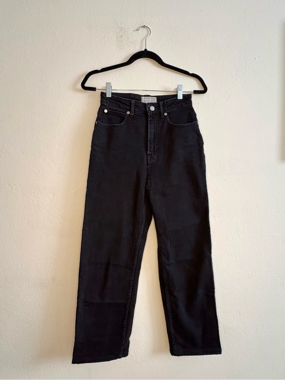 EVERLANE The Curvy Way-High Jean Organic - Coal Black - 25 R